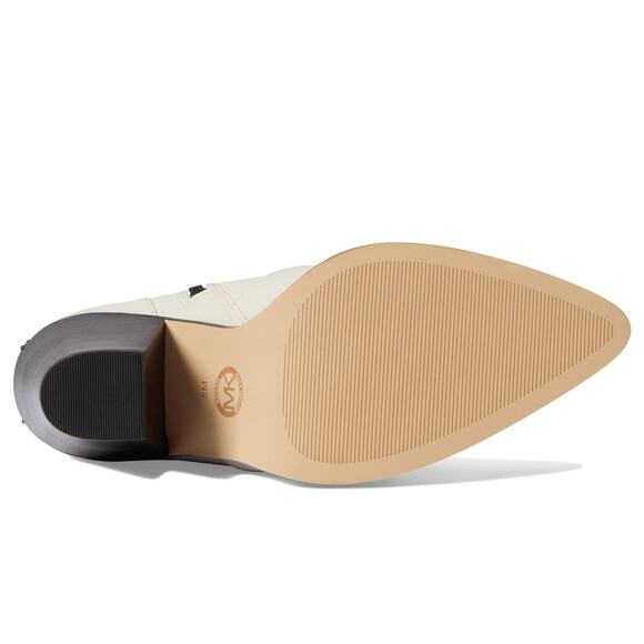Michael Kors Women's Dover Heeled Bootie Light Cream, US 7 - Picture 3 of 5